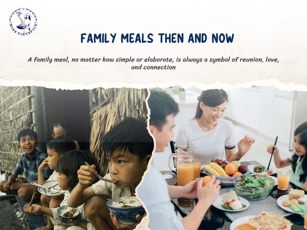 Family Meals Then And Now