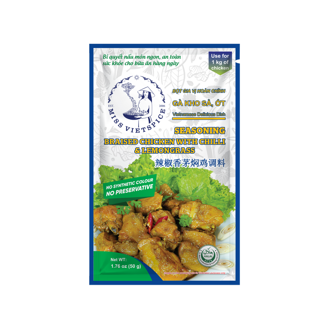 MISS VIETSPICE Seasoning Of Braised Chicken With Chilli And Lemongrass